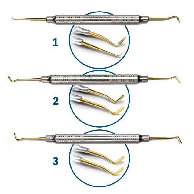 Curetas Double Gracy Kit An/pos Aedgkxpx