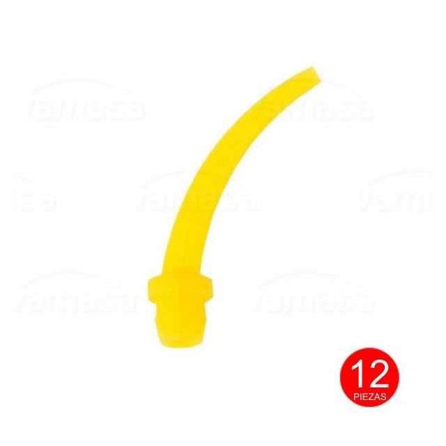 Canulas Mezcladoras Amarillas Delgadas